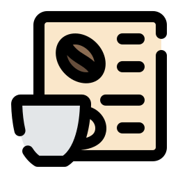 Кофейное меню иконка