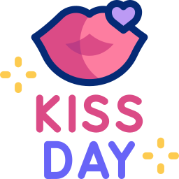 międzynarodowy dzień całowania ikona