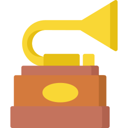 Gramófono icono