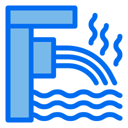 Water pollution icon