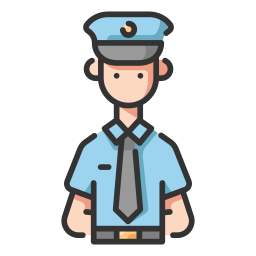 officier de police Icône