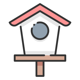 Casa del pájaro icono
