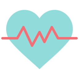 Heart wave icon