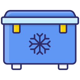 pudełko na lód ikona