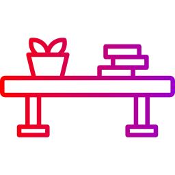 mesa de oficina icono