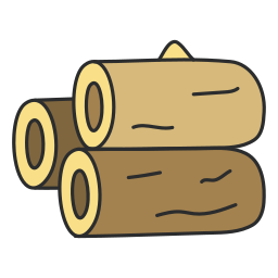 Wood logs icon