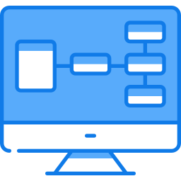 Diagrama de flujo icono