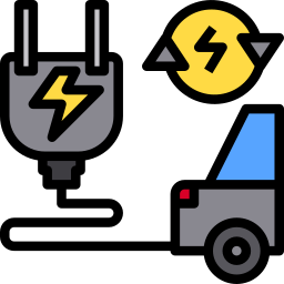 voiture électrique Icône