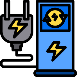 station de charge Icône