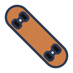 skateboard icoon