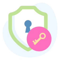 sleutelbeveiliging icoon
