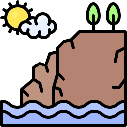acantilado icono