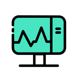 Ekg monitor icon