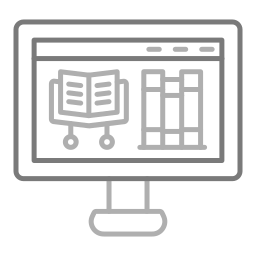 digitale bibliothek icon
