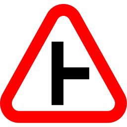 Side road right icon