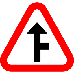 Side road right icon