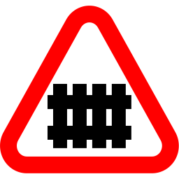 Железнодорожный переезд иконка