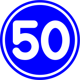 velocidade 50 Ícone
