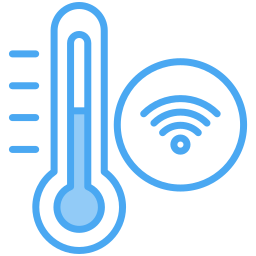 intelligenter thermostat icon