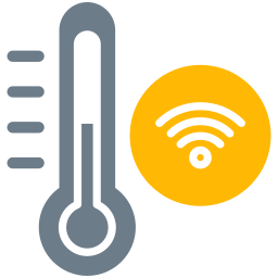 termostato inteligente icono