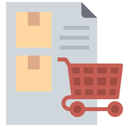 Shopping list icon