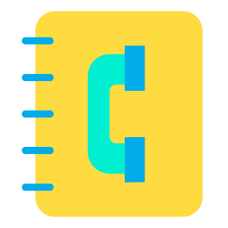 Phone book icon