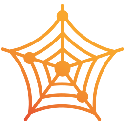 gráfico de araña icono