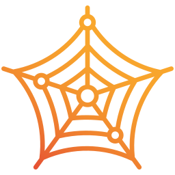 gráfico de araña icono
