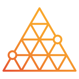 trójskładnikowy wykres konturowy ikona