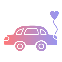 Свадебный автомобиль иконка