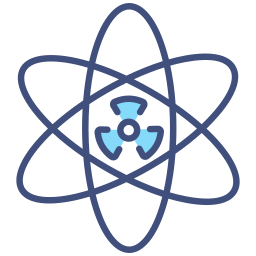 nucleaire wetenschap icoon
