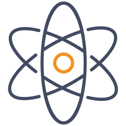 Atomic symbol icon