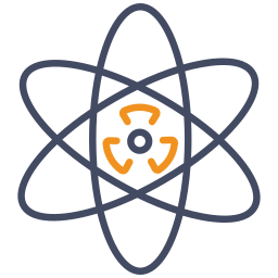 scienza nucleare icona