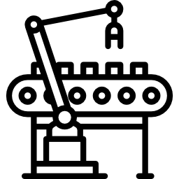 Industrial robot icon