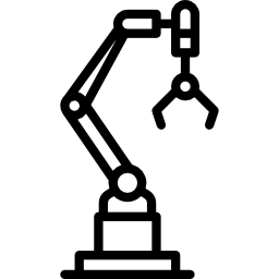 robot industriale icona