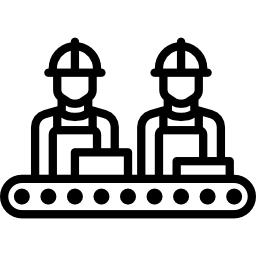 ligne d'assemblage Icône