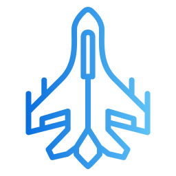 Fighter jet icon