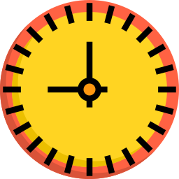 Reloj de pared icono