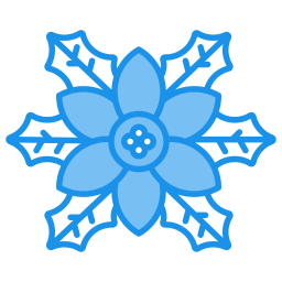 flor de pascua icono