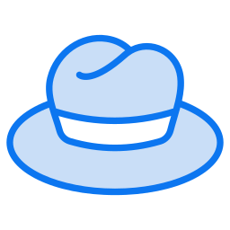 fedora-hoed icoon