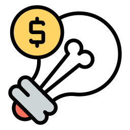 Financial idea icon