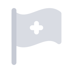 bandera medica icono