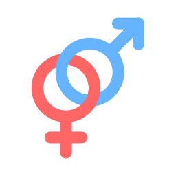 Gender signs icon