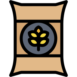 Wheat grain icon