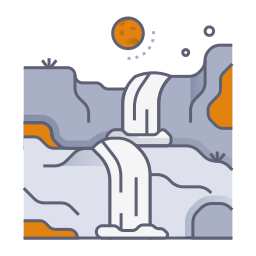 Waterfall icon