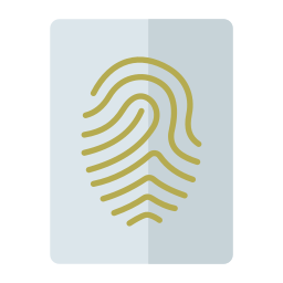 reconnaissance biométrique Icône