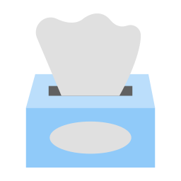 caja de pañuelos icono