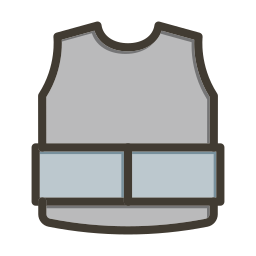 Protective clothes icon