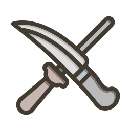 Knife sharpener icon