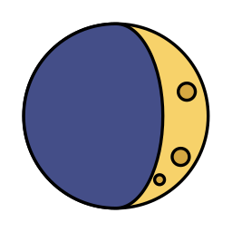 fasi lunari icona